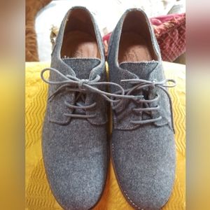 G.H.BASS CO. EMMIE GRAY OXFORD DRESS SHOES